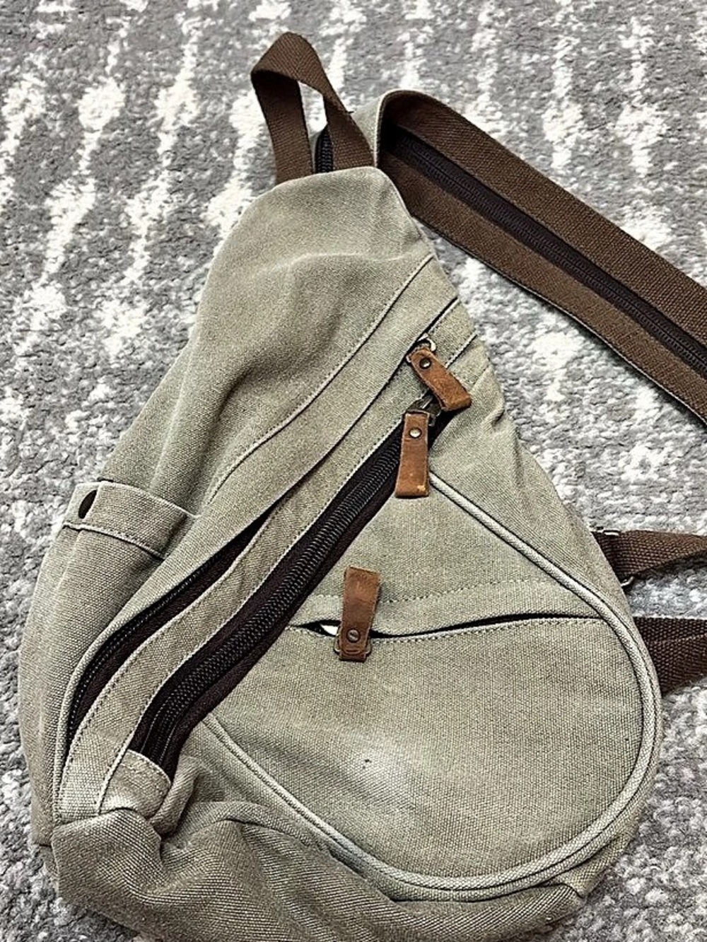 Olive Sling Crossbody Bag